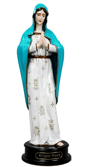 Статуэтка Дева Мария в голубом (ручная роспись)