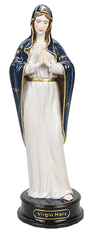 Статуэтка Дева Мария в синем (ручная роспись)
