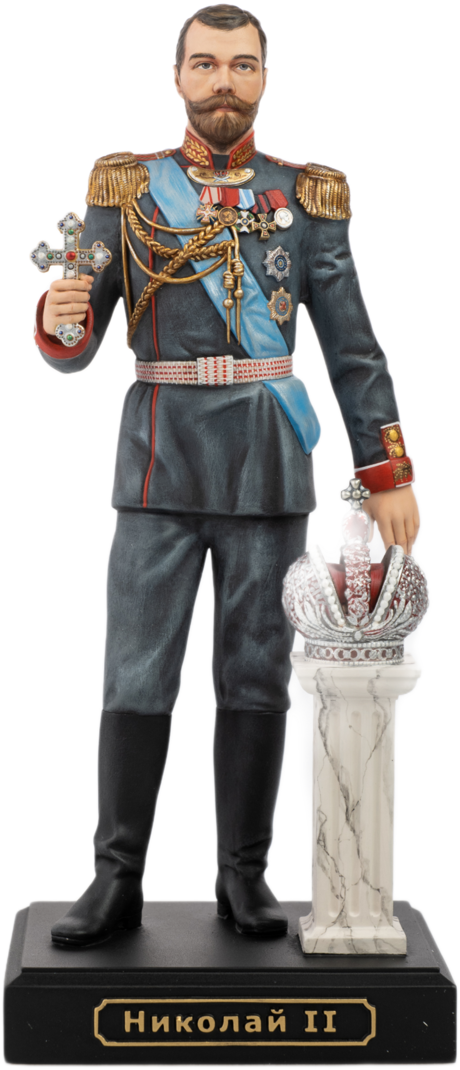 Статуэтка Император Николай II (ручная роспись)
