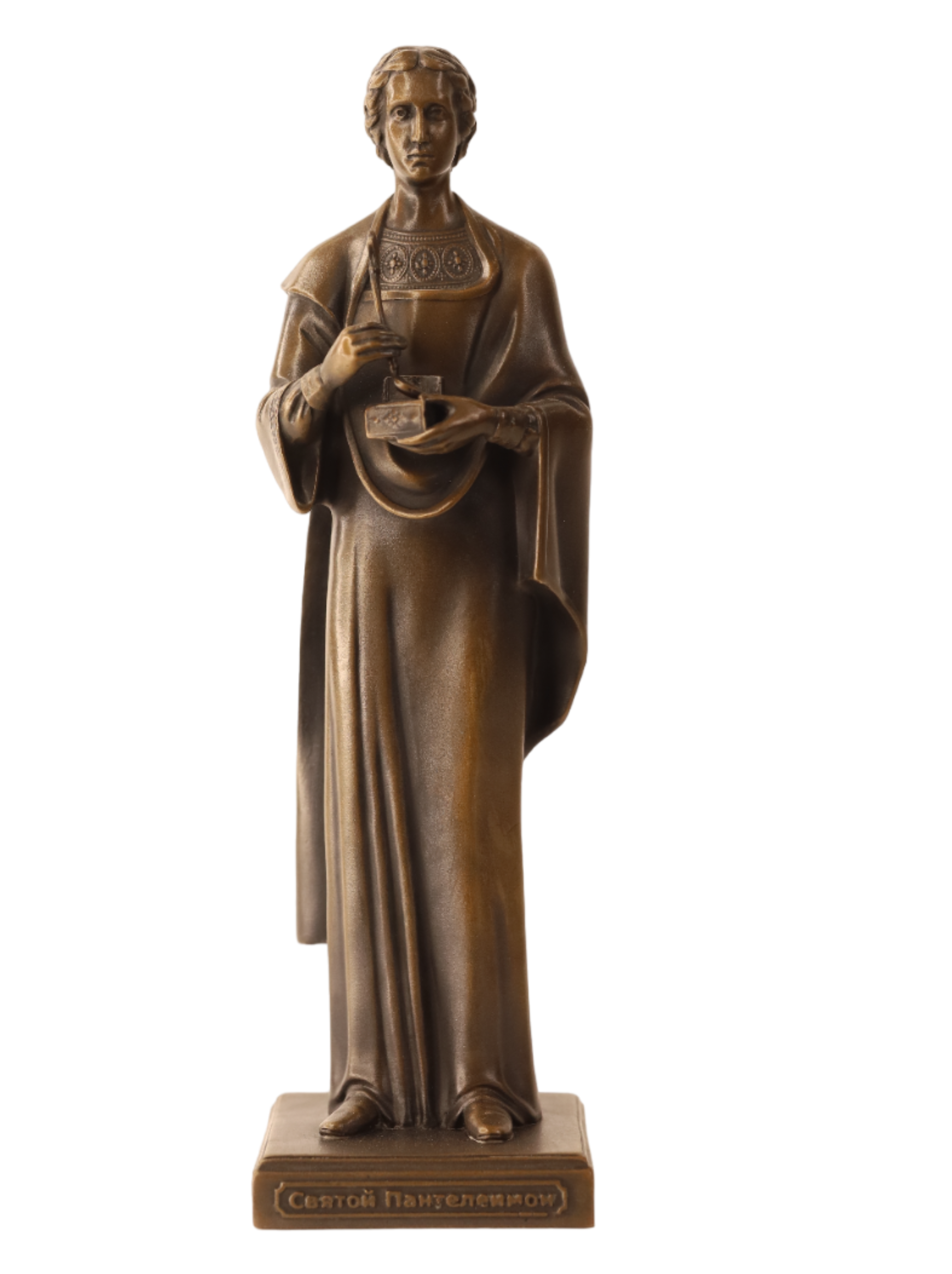 Статуэтка Святой Пантелеймон, Бронза