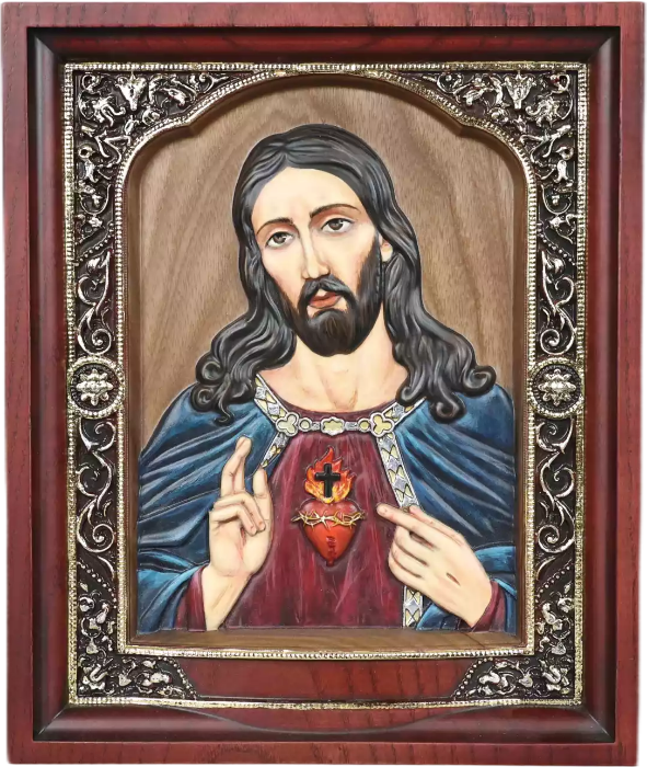Икона Иисус с сердцем