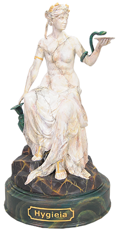 Статуэтка Гигиея - Богиня здоровья и чистоты (ручная роспись)