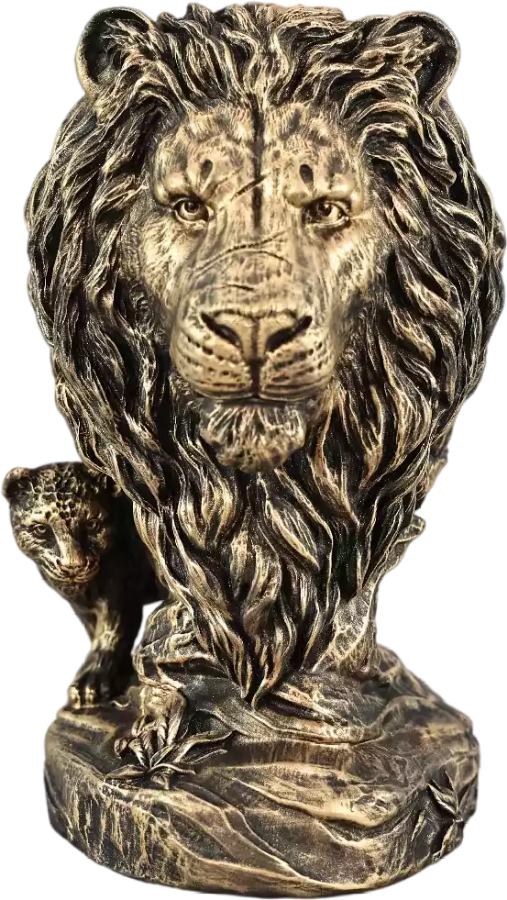 Статуэтка Лев со львёнком
