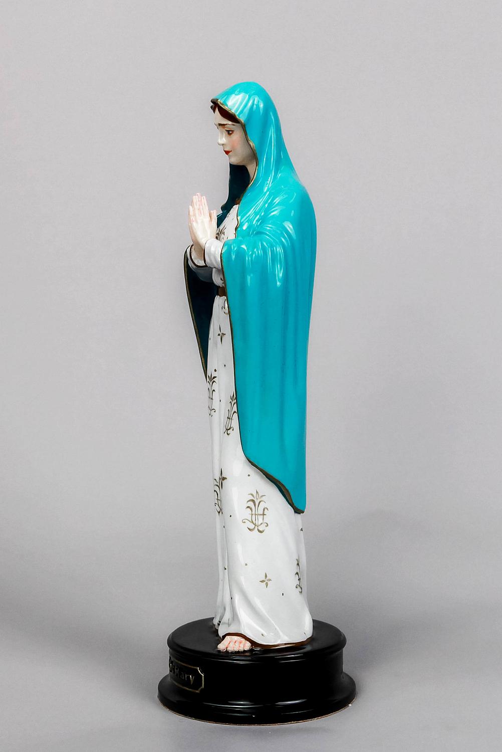 Статуэтка Святая Дева Мария в голубом (ручная роспись)