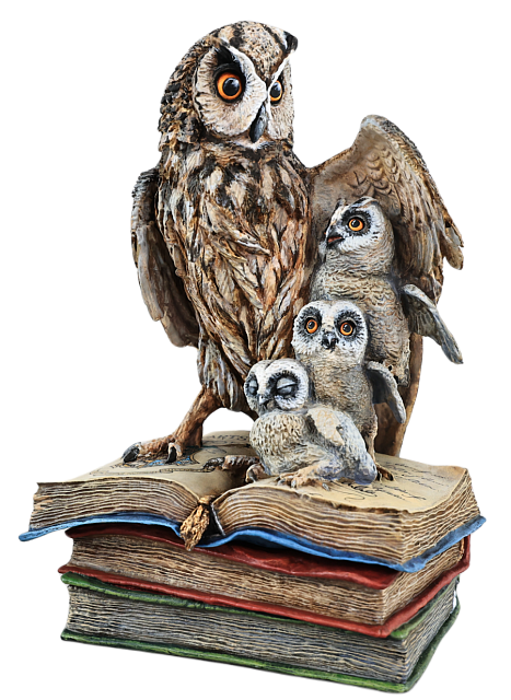 Статуэтка Сова (шкатулка) (Ручная роспись)