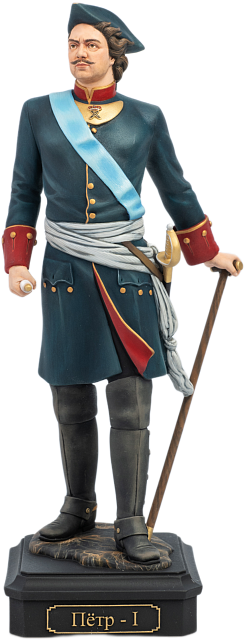 Статуэтка Император Петр I (ручная роспись)