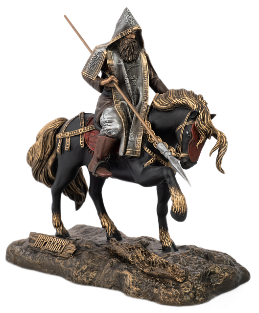 Статуэтка Пересвет на коне (цвет Вернисаж)