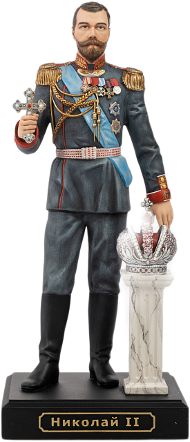 Статуэтка Император Николай II (ручная роспись)