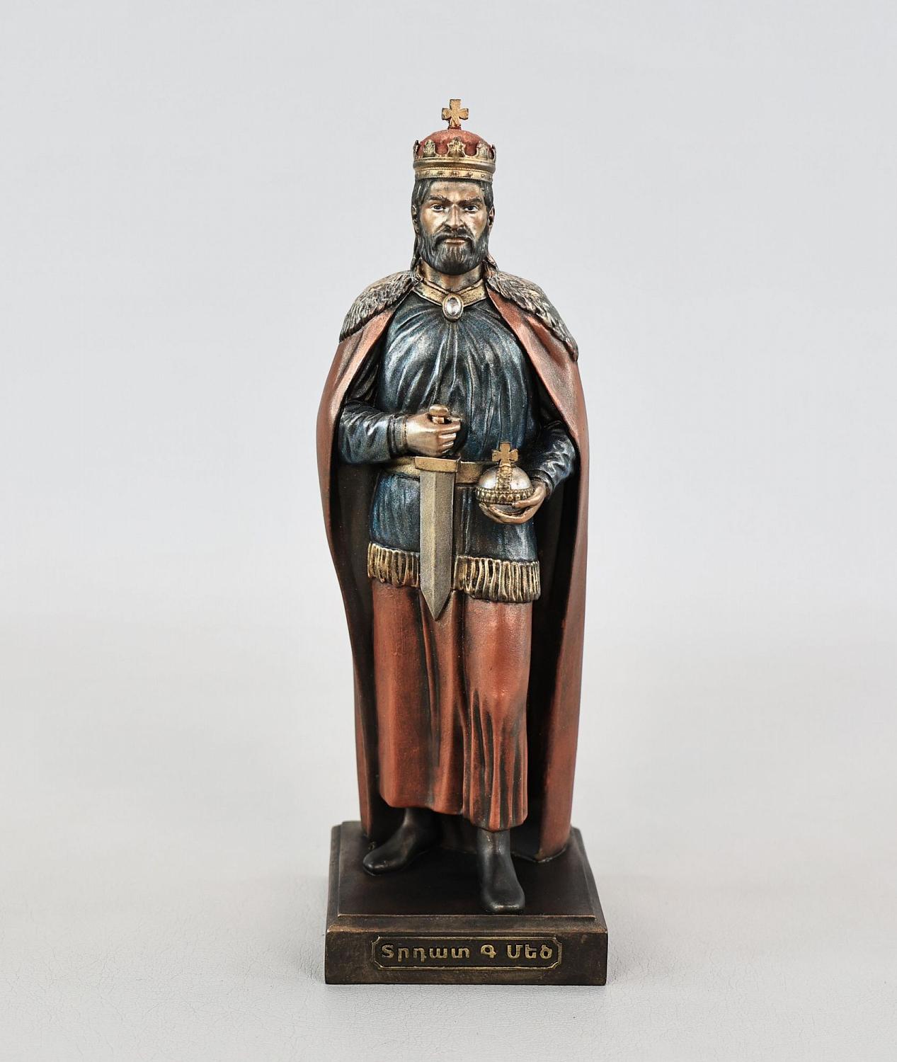 Статуэтка Царь Трдат III Великий (цвет Вернисаж)