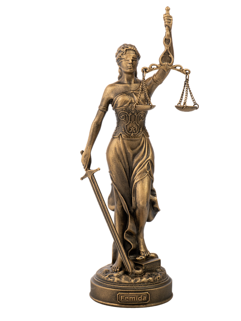 Статуэтка Богиня Фемида (со змеёй)