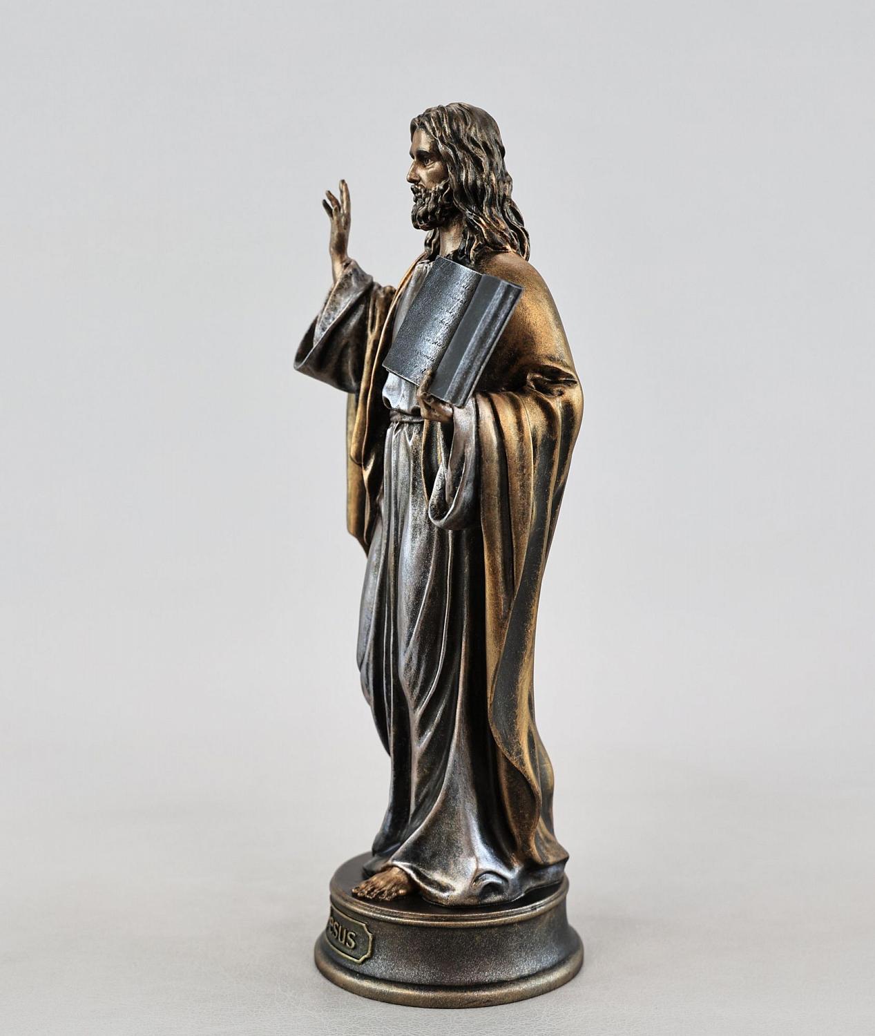 Статуэтка Иисус с Ветхим Заветом (цвет Вернисаж)