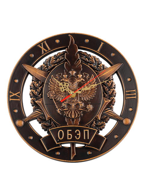 Часы герб ОБЭП (Отдел по борьбе с экономическими преступлениями)