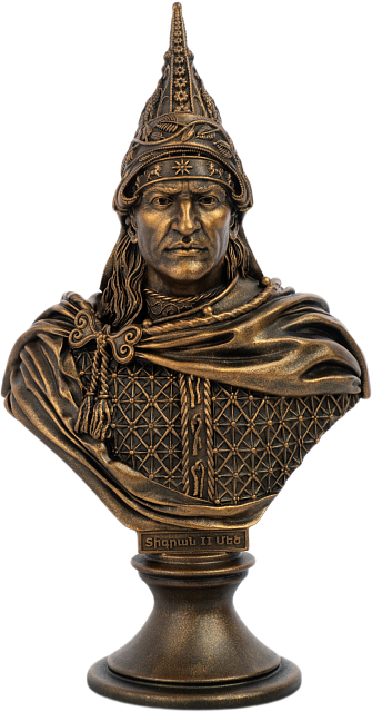 Бюст Царь Тигран Великий II (состаренная бронза) 