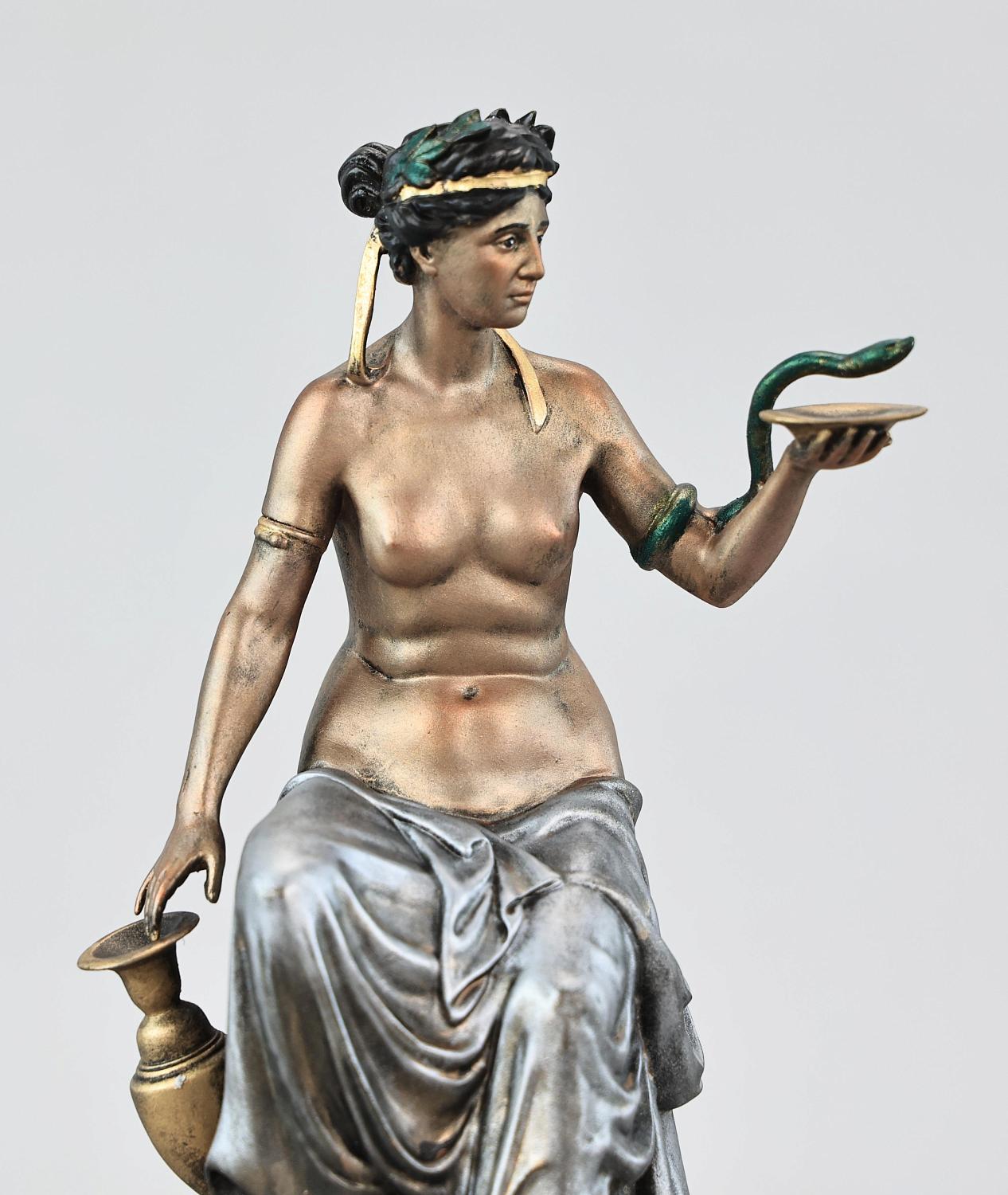 Статуэтка Гигиея (Гигея) - Богиня здоровья и чистоты (цвет Вернисаж)