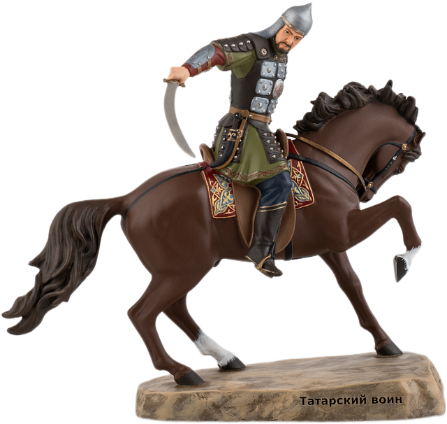 Статуэтка Татарский воин на коне (ручная роспись)