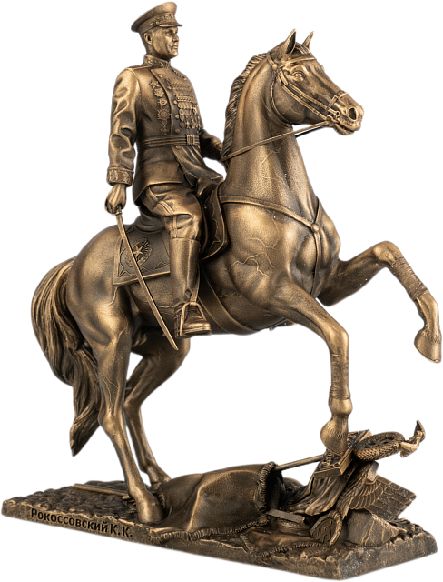 Рокоссовский Константин Константинович на коне 