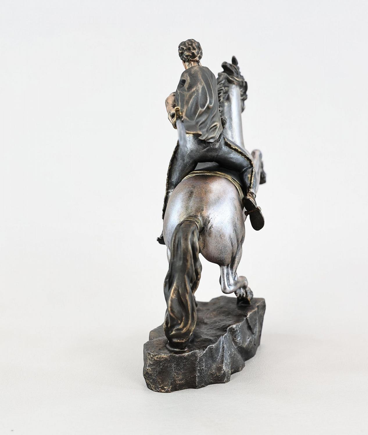 Статуэтка Давид Сасунский на коне (цвет Вернисаж)