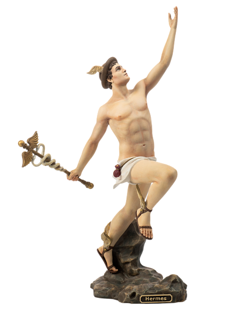 Статуэтка Бог Гермес (ручная роспись)