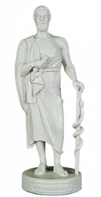 Статуэтка Гиппократ (цвет белый мрамор)