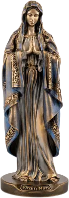 Статуэтка Святая Дева Мария (цвет - холодная бронза)