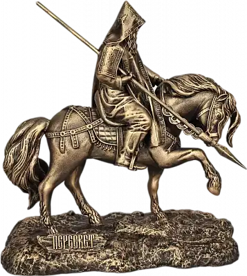 Статуэтка Пересвет на коне