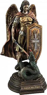 Статуэтка Архангел Михаил святой (цвет Вернисаж)