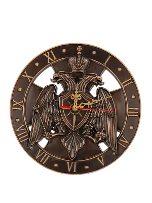 Часы герб МЧС (Министерство Российской Федерации по делам гражданской обороны, чрезвычайным ситуациям и ликвидации последствий стихийных бедствий)