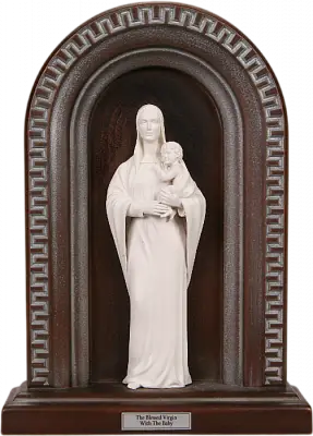 Композиция Дева Мария (цвет серебро)