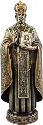 Статуэтка Святой Николай Чудотворец (цвет Вернисаж) 