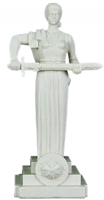 Статуэтка Мать Армения (цвет белый мрамор)