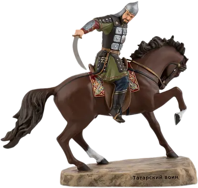 Статуэтка Татарский воин на коне (ручная роспись)