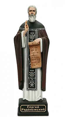 Статуэтка Святой  Сергий Радонежский (ручная роспись)