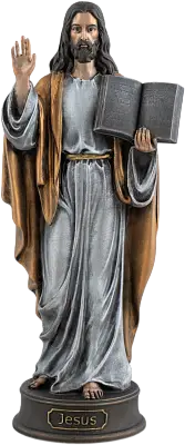 Статуэтка Иисус с заветом (цвет Вернисаж)