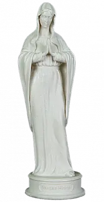 Статуэтка Дева Мария (цвет белый мрамор)