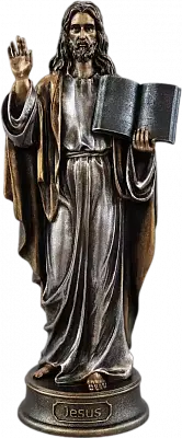Статуэтка Иисус с заветом (цвет Вернисаж)